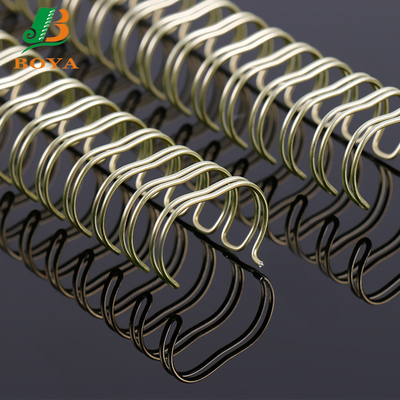 For Binding Books High Quality Nylon Coated Any Color Double Loop Metal Book Binding Spiral Wire