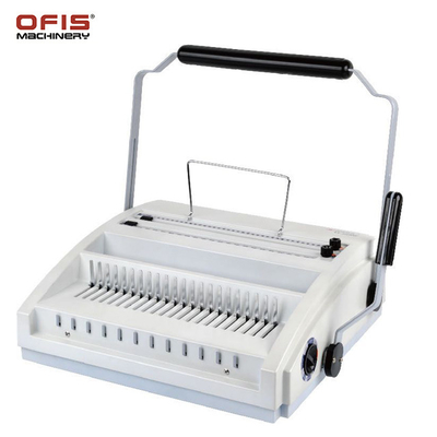 3:1 ST870 Desktop Plastic Wire Comb/Metal Manual 2 in 1 Double Comb Binding Machine 3:1 Wire Book Binding Machine