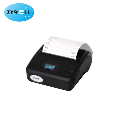 Mini Zywell thermal printer 80mm wireless portable mini bluetooth mobile receipt printer ZM01