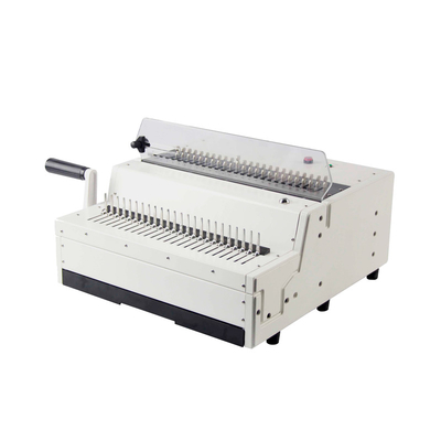 CD600A Electric 24 Holes Comb Binding Machine Double Comb Binding For Office Home Use 430x450x200mm